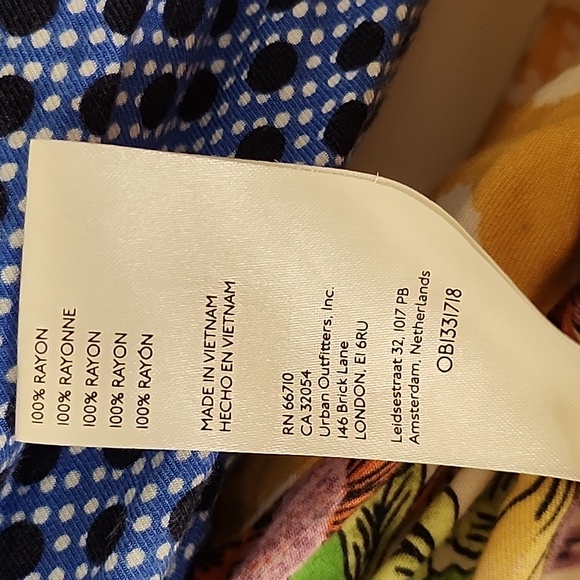 Anthropologie Preppy Maeve The Paz Button Down Colorful Patchwork Blouse Sz XLP - Picture 10 of 16